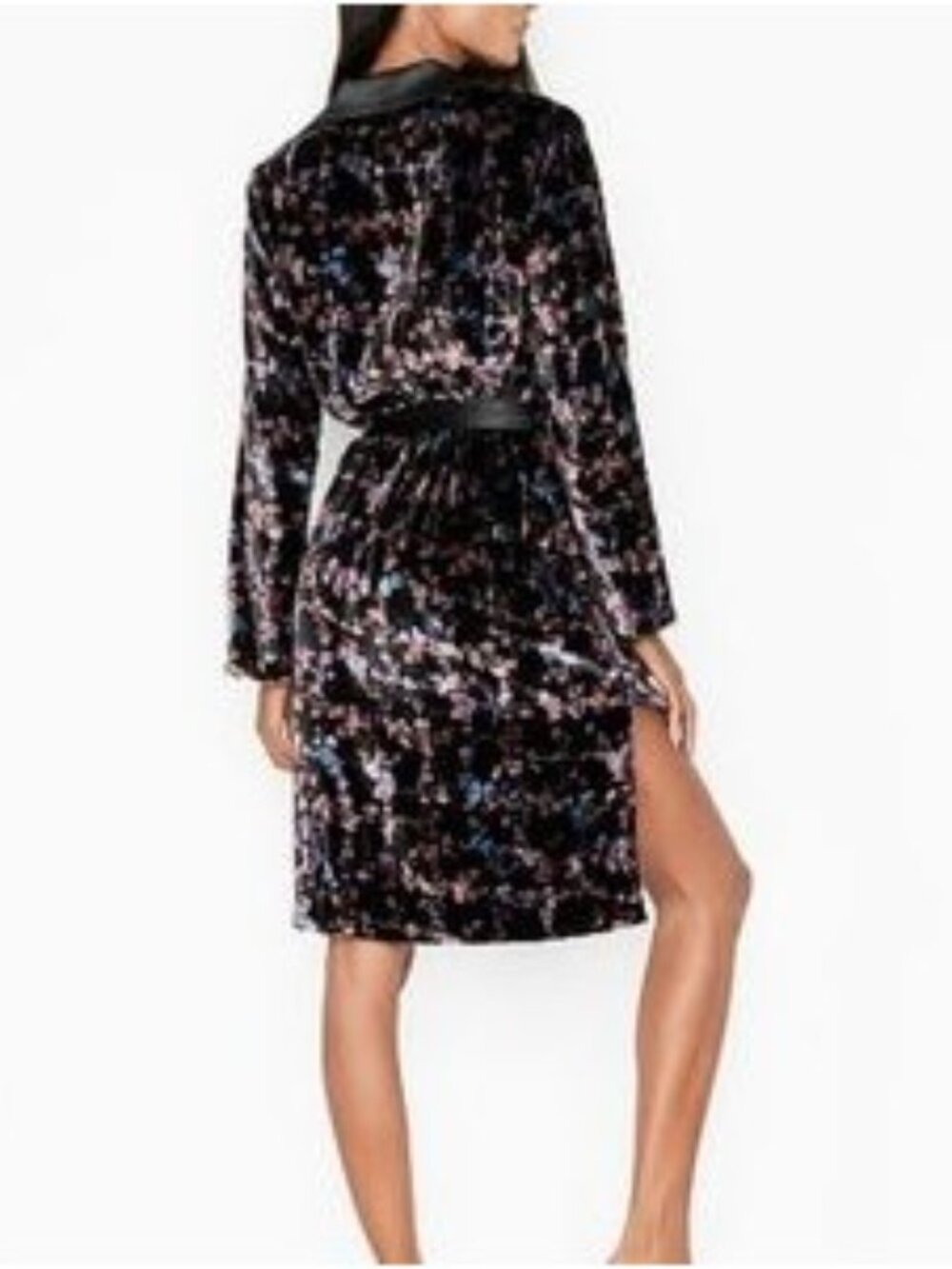 Victoria's Secret Floral Burnout Velvet Long Robe XS - Picture 4 of 13